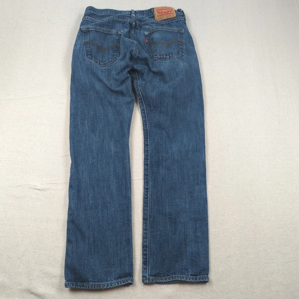 Levis 501 Jeans Mens 30x30 Blue Button‎ Fly Casual Classic American Western